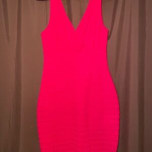 Express Vibrant Pink Dress